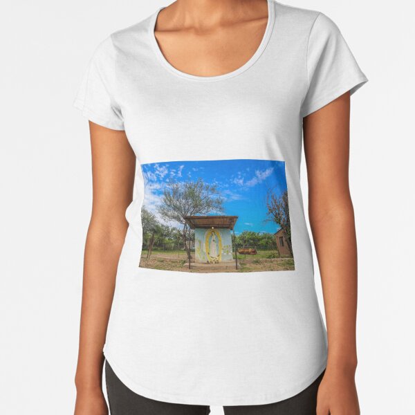 Virgen Maria Camiseta premium de cuello ancho