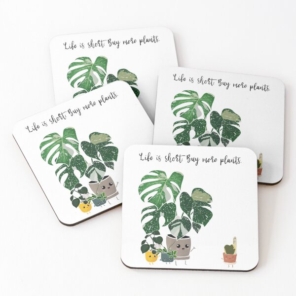 Item preview, Life is short. Buy more plants. designed and sold by GelsGarden.