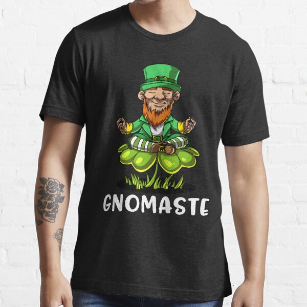 Irish Yoga Leprechaun Meditate St Patricks Day Ireland Essential T-Shirt  for Sale by stpatricksday