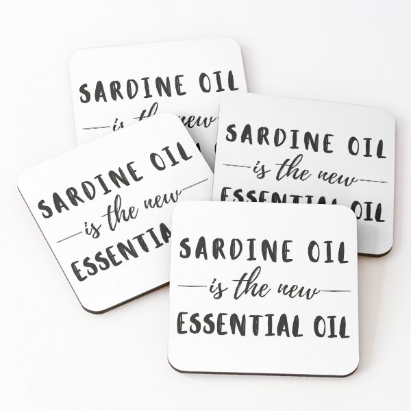 Item preview, Sardine Oil Is The New Essential Oil designed and sold by IntegrityDesign.