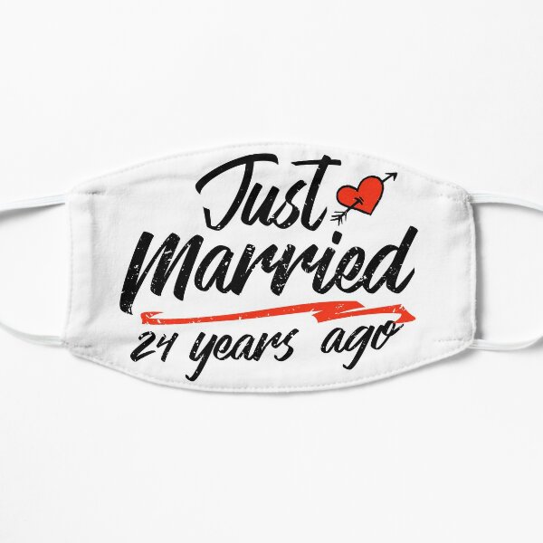 Masque Juste Marie Il Y A 18 Ans Cadeau D Anniversaire De Mariage Drole Pour Les Couples Une Nouveaute Pour Celebrer Un Anniversaire Marquant Par Orangepieces Redbubble