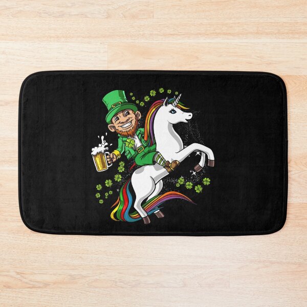 Item preview, Leprechaun Riding Unicorn designed and sold by underheaven.