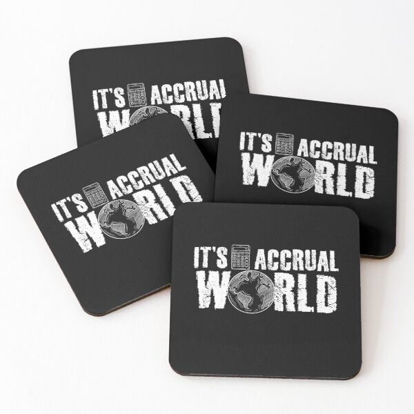 Item preview, It's Accrual World Accountant CPA designed and sold by Captain Mood.