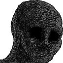 Withered Hollow Wojak" Sticker by LordObama | Redbubble