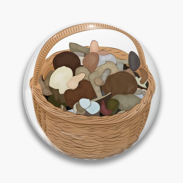 Item preview,  mushroom basket designed and sold by AvotArt.