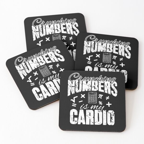 Item preview, Crunching Numbers is My Cardio Accountant designed and sold by Captain Mood.
