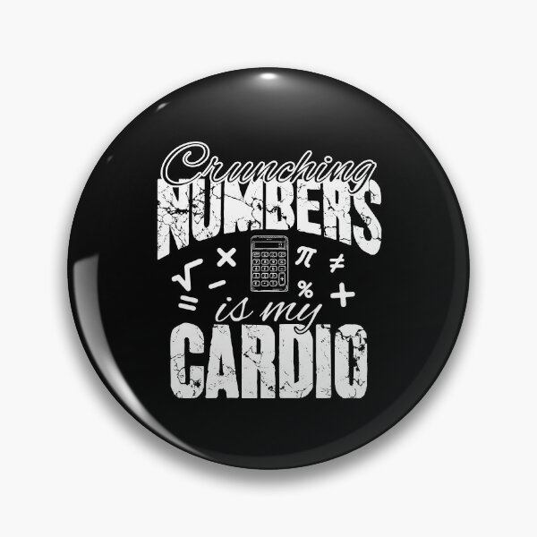 Item preview, Crunching Numbers is My Cardio Accountant designed and sold by Captain Mood.