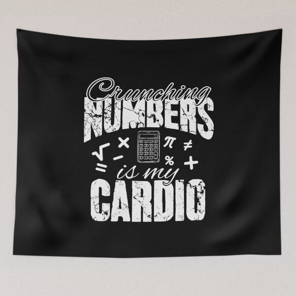 Item preview, Crunching Numbers is My Cardio Accountant designed and sold by Captain Mood.