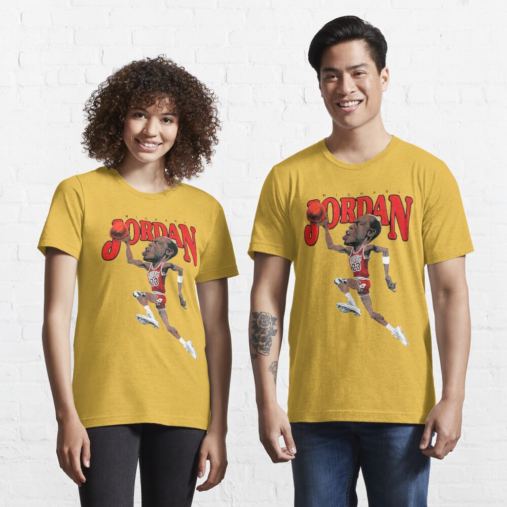 Michael Jordan Picture T-Shirt, Baseball Tee - Ink In Action