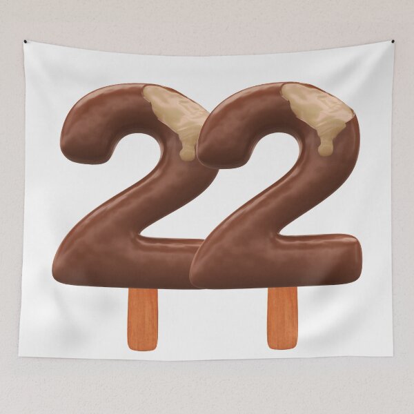 Item preview, 22 Ice Cream Twenty Two Number 3d Chocolate designed and sold by HelloFromAja.