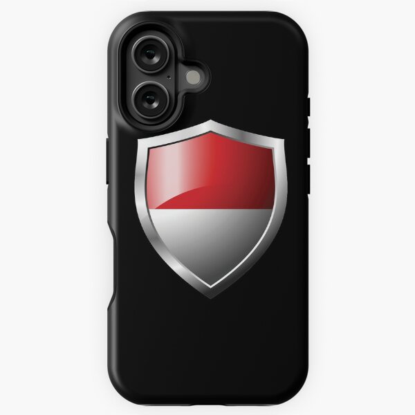 Item preview, Strong Indonesia Flag Shield Country designed and sold by HelloFromAja.