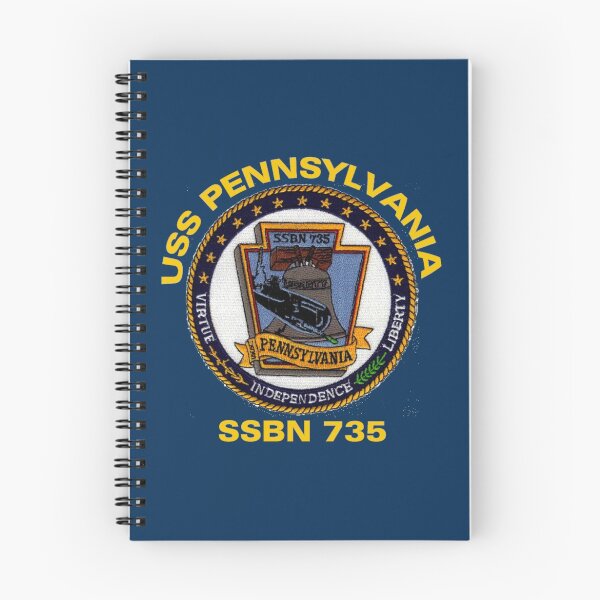 Item preview, USS Pennsylvania (SSBN-735) Crest for Dark Colors designed and sold by Nikki SpaceStuffPlus.