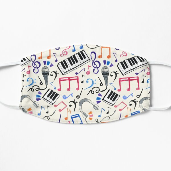 Good Beats - Notes de musique et symboles Masque sans plis