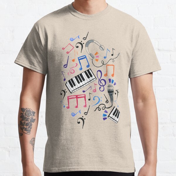 Good Beats - Music Notes & Symbols Classic T-Shirt