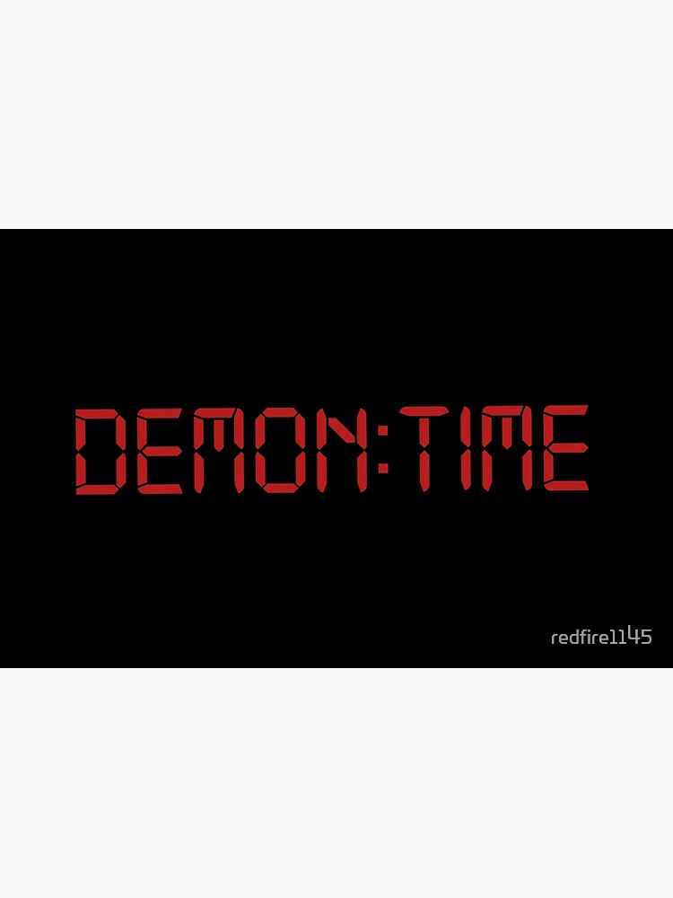 Demon Time Laptop Skin By Redfire1145 Redbubble