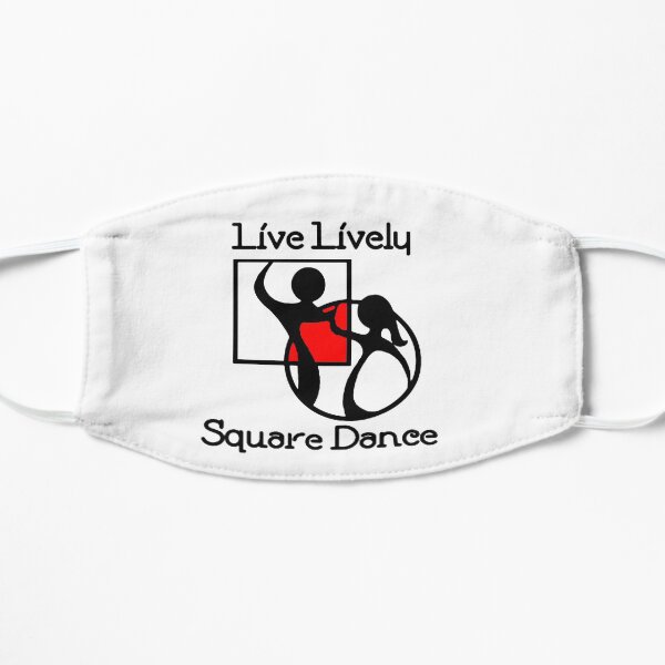 Live Lively Red Flat Mask