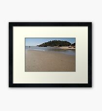 Walking Towards Monkey Island Palolem Framed Print