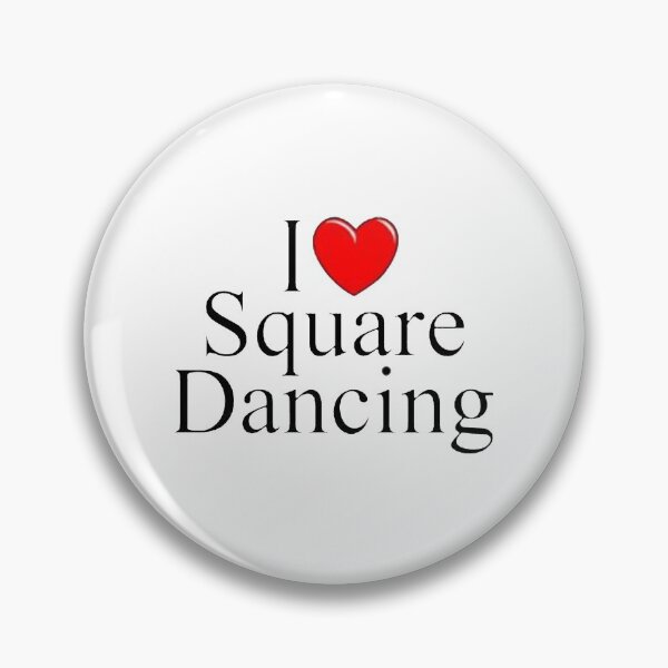 Item preview, I Love Square Dancing Black designed and sold by Square Dancing Gifts & Merchandise.