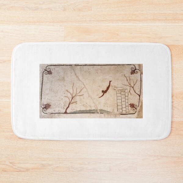 Item preview, The Diver - Ancient Greek Wall Painting from Paestum, Italy designed and sold by Jon Shore.