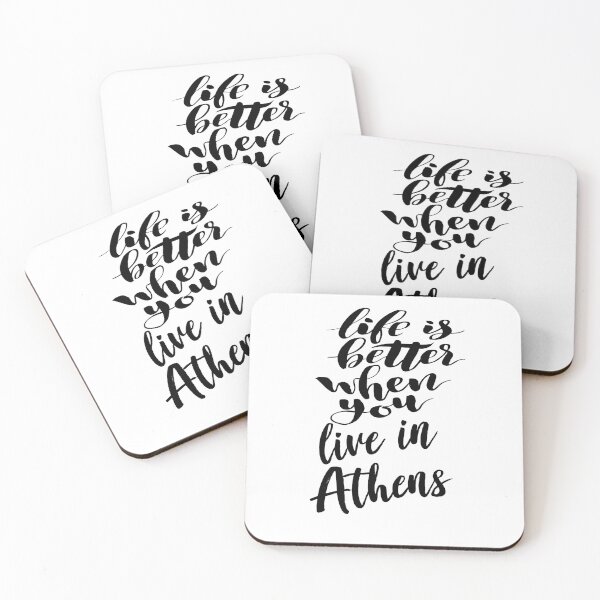 Item preview, Life is Better When You Live In Athens designed and sold by ProjectX23.