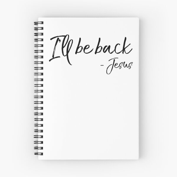 Item preview, I'll Be Back - Jesus Funny Christian Quote designed and sold by TNDesignStudio.