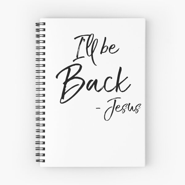 Item preview, I'll Be Back - Jesus Christian Quote designed and sold by TNDesignStudio.