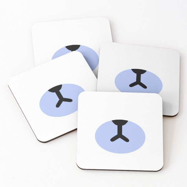Item preview, Minimalistic and simple cute bear mouth blue designed and sold by Emkute.