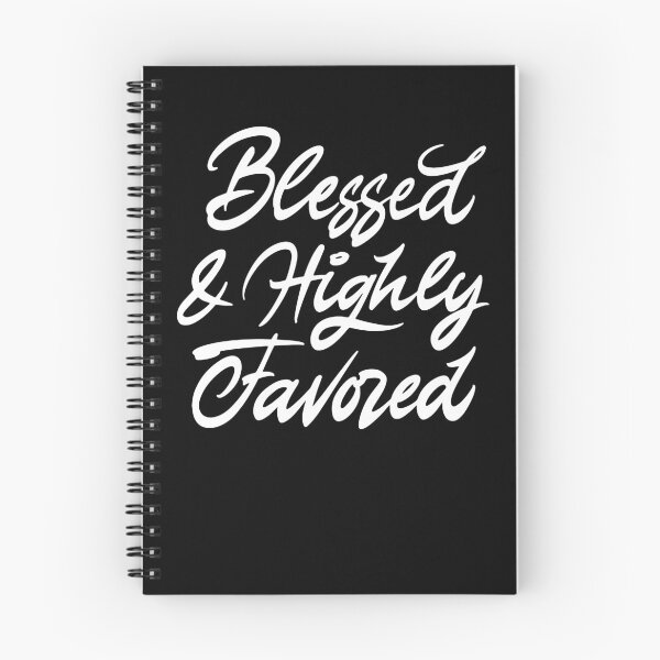 Item preview, Blessed and highly favored designed and sold by Zagach Letters.