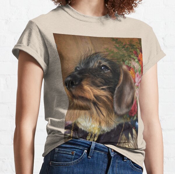 Dachshund Portrait - Toni Classic T-Shirt