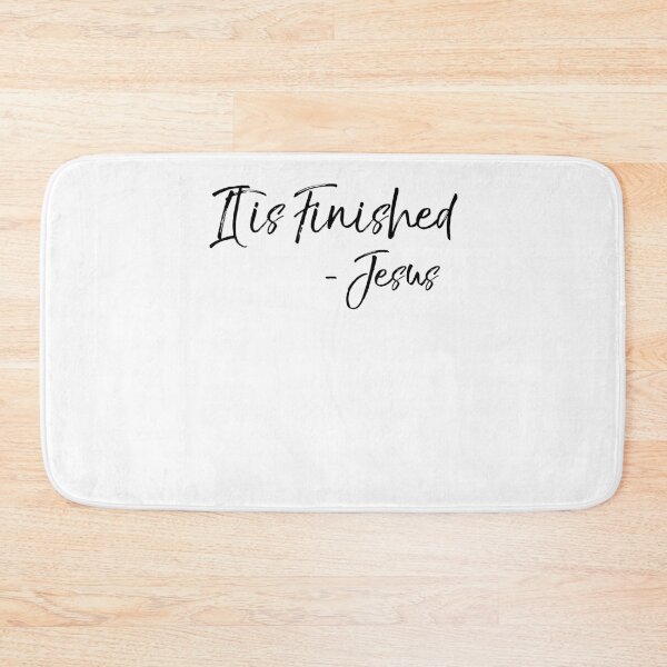 Item preview, It Is Finished - Jesus Bible Verse Christian Quote designed and sold by TNDesignStudio.