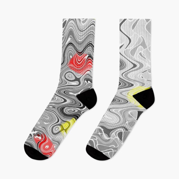 Item preview, Absolute Abstract Grey Jiggle With Colour Splash designed and sold by MarkUK97.