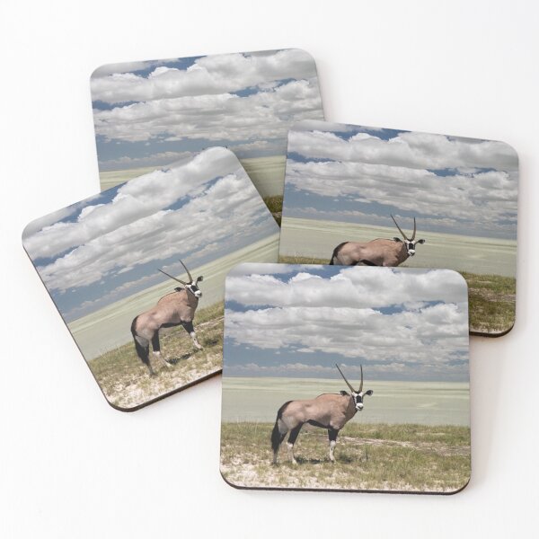 Item preview, Gemsbok Etosha National Park Salt Pan Namibia Africa. designed and sold by PhotosEcosse.