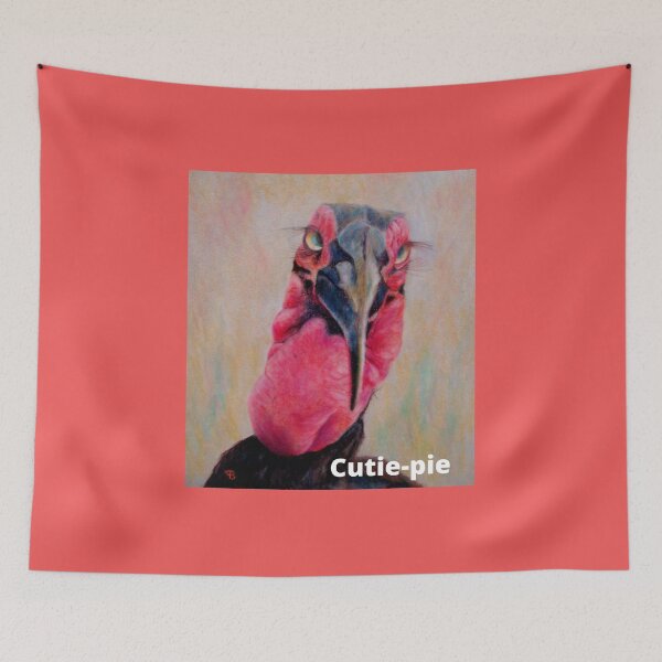 Item preview, Cutie-pie. Southern Ground Hornbill designed and sold by Bagsyrose.