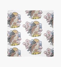 lady hawk and crow Scarf