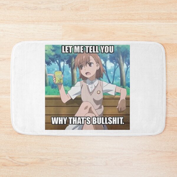 Item preview, Mikoto Misaka Meme designed and sold by dumbanimememes.