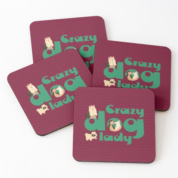 Item preview, Crazy dog lady designed and sold by RatArt Designs.