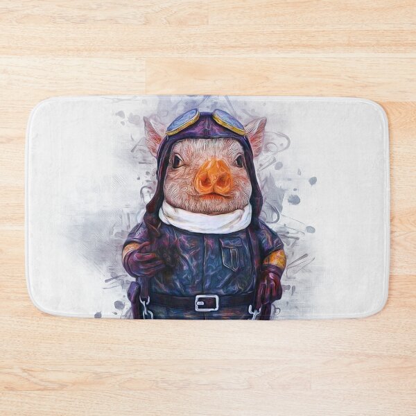 Item preview, Steampunk Aviator Pig designed and sold by MitchellAK.