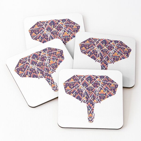 Item preview, Colourful Geometric Elephant designed and sold by WildGeometric.