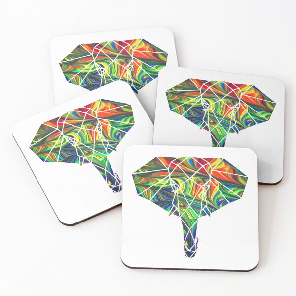 Item preview, Colourful Geometric Elephant designed and sold by WildGeometric.
