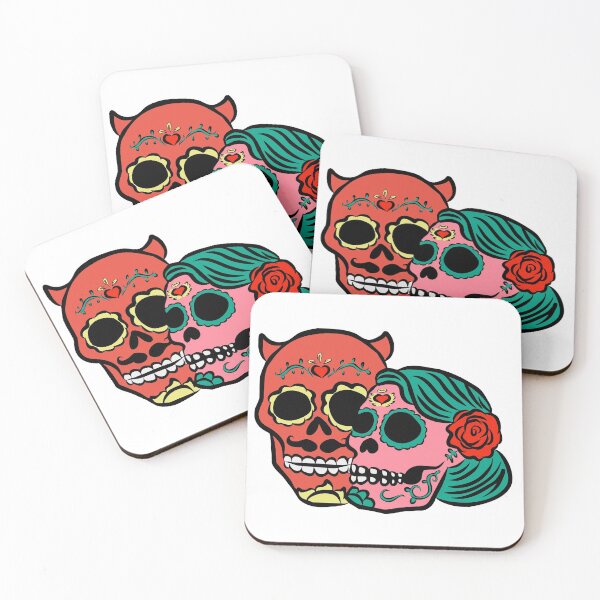 Item preview, Skulls couple designed and sold by Rayones.