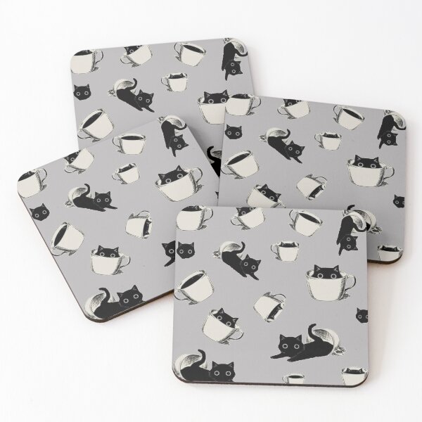 Item preview, Cat and coffee designed and sold by 9Evgeniy9.