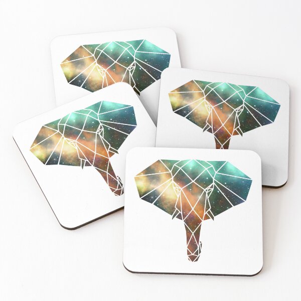Item preview, Colourful Geometric Elephant designed and sold by WildGeometric.