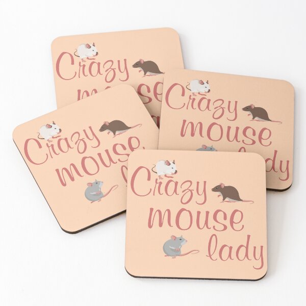 Item preview, Crazy mouse lady designed and sold by RatArt Designs.