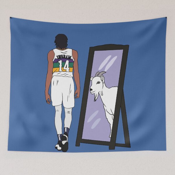 Item preview, Brandon Ingram Mirror GOAT (New Orleans) designed and sold by RatTrapTees.