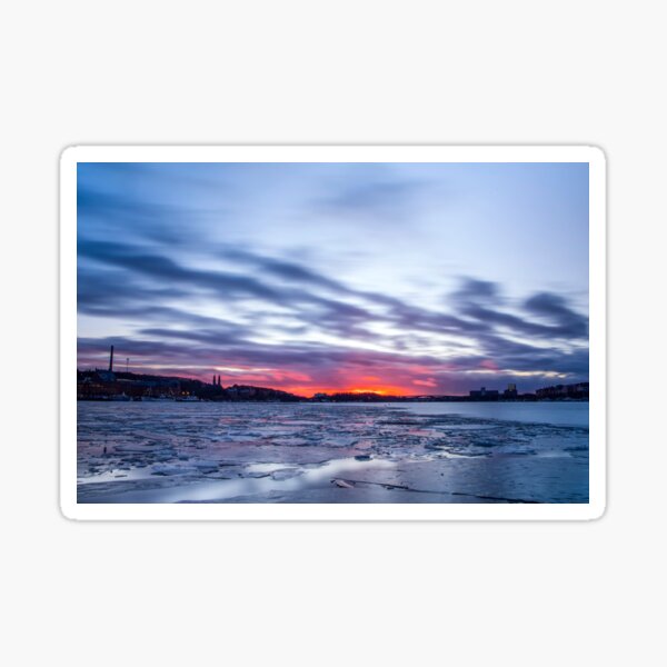 Icy waters Sticker
