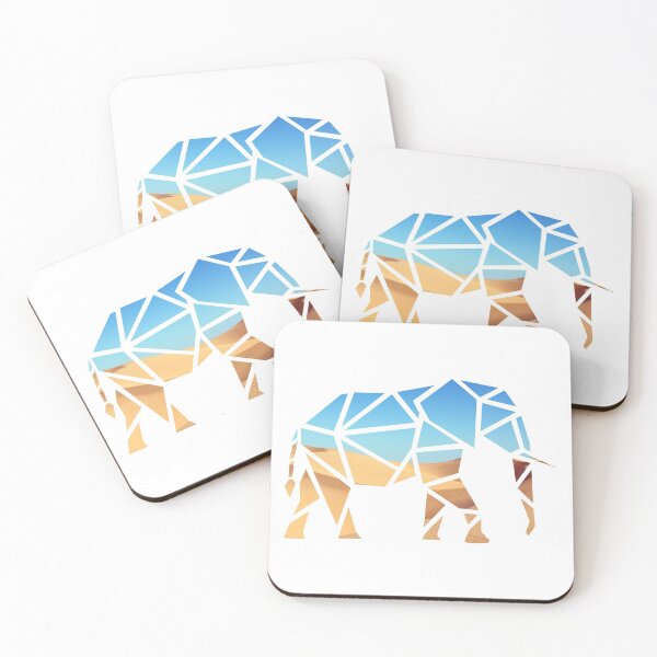 Item preview, Colourful Geometric Elephant designed and sold by WildGeometric.