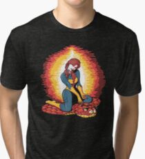 A Real American Pinup Tri-blend T-Shirt