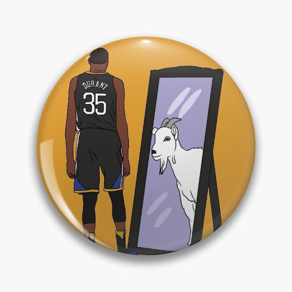 Item preview, Kevin Durant Mirror GOAT (Golden State) designed and sold by RatTrapTees.