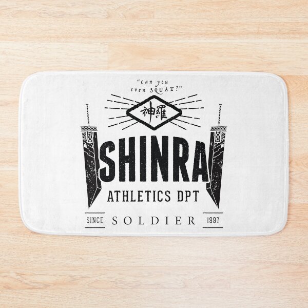 Item preview, SHINRA Athletics - Soldier. Final Fantasy 7 VII Fitness Gym Design (black) designed and sold by Be More Shonen |  Chris Minney.