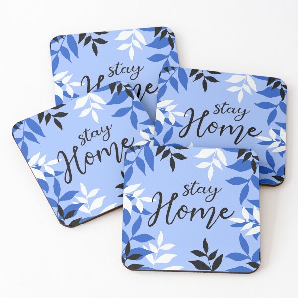 Item preview, Stay Home Tropical blue designed and sold by Yesido.